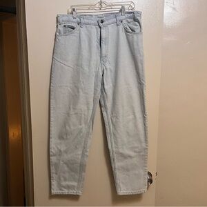 Levi's Men's Relaxed Fit Jeans in Light Gray